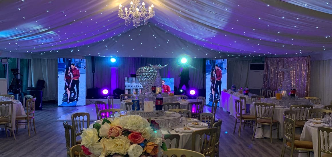 Engagement Party Venue - Marquee Hire Package - Essex