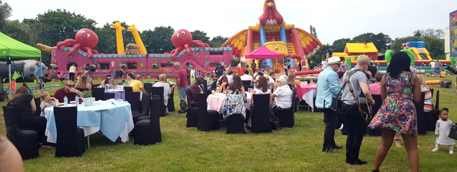 A festival-scale event staged across the estate