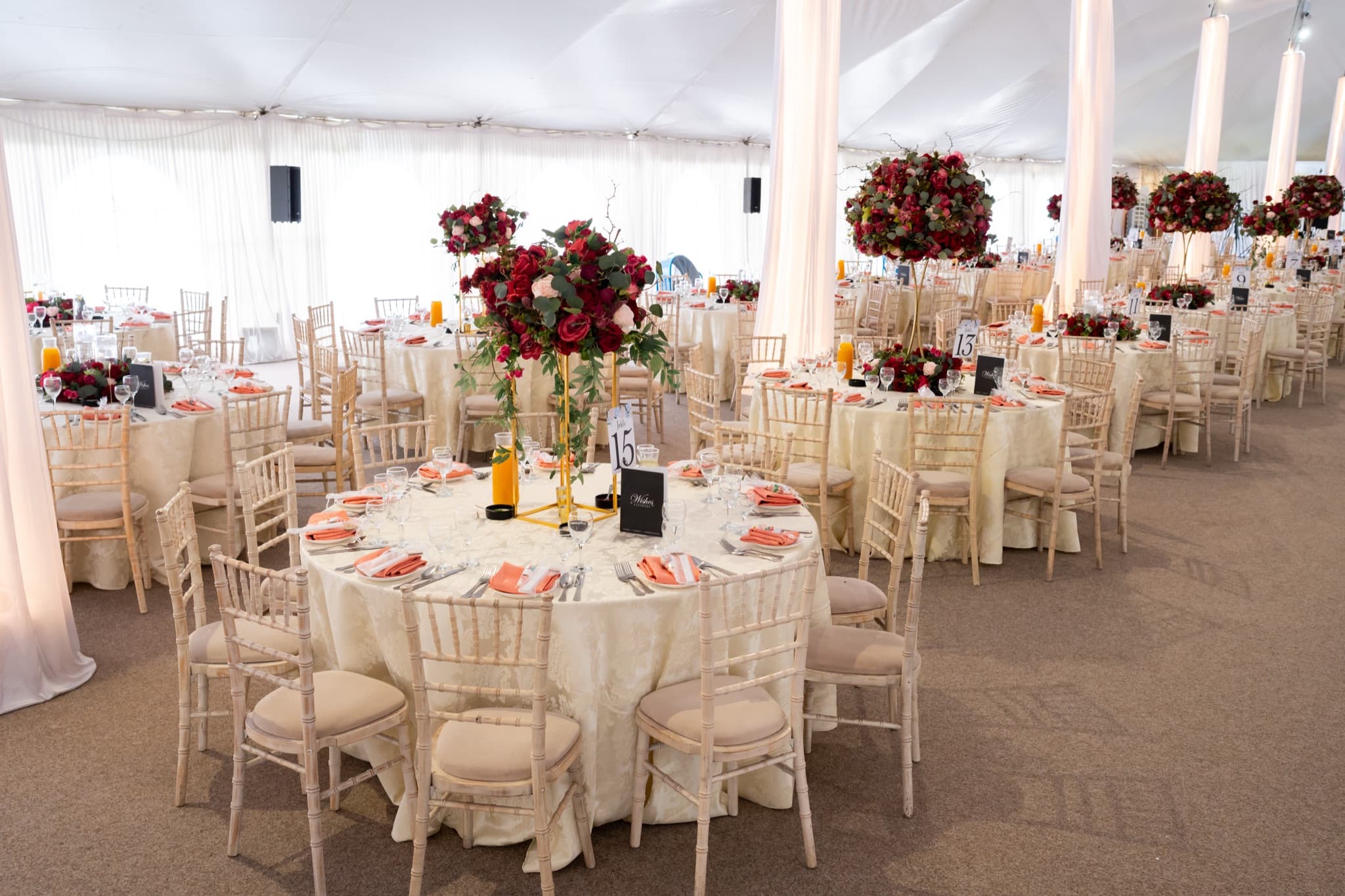 An Asian wedding celebration at The Chigwell Marquees