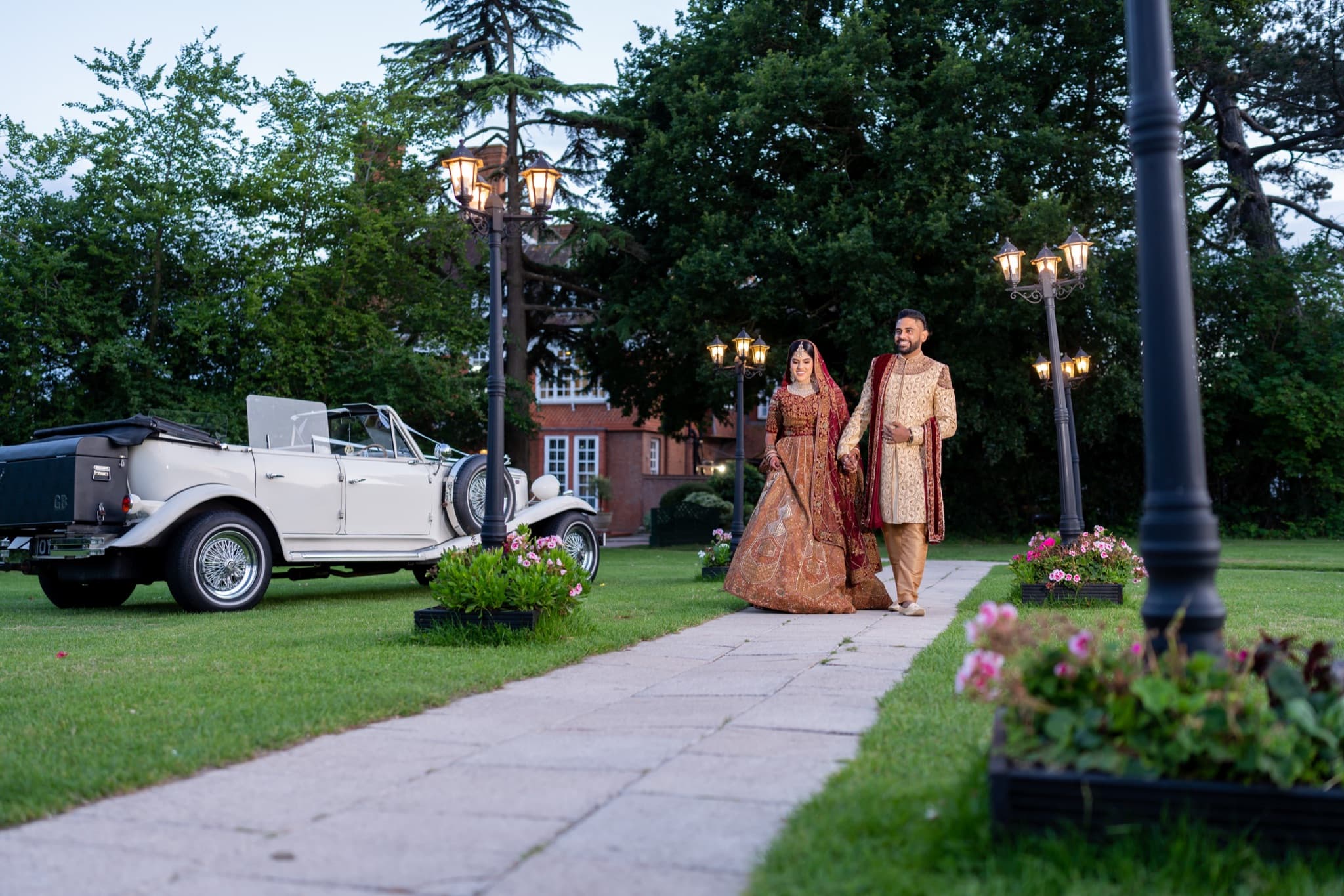 An Asian wedding celebration at The Chigwell Marquees