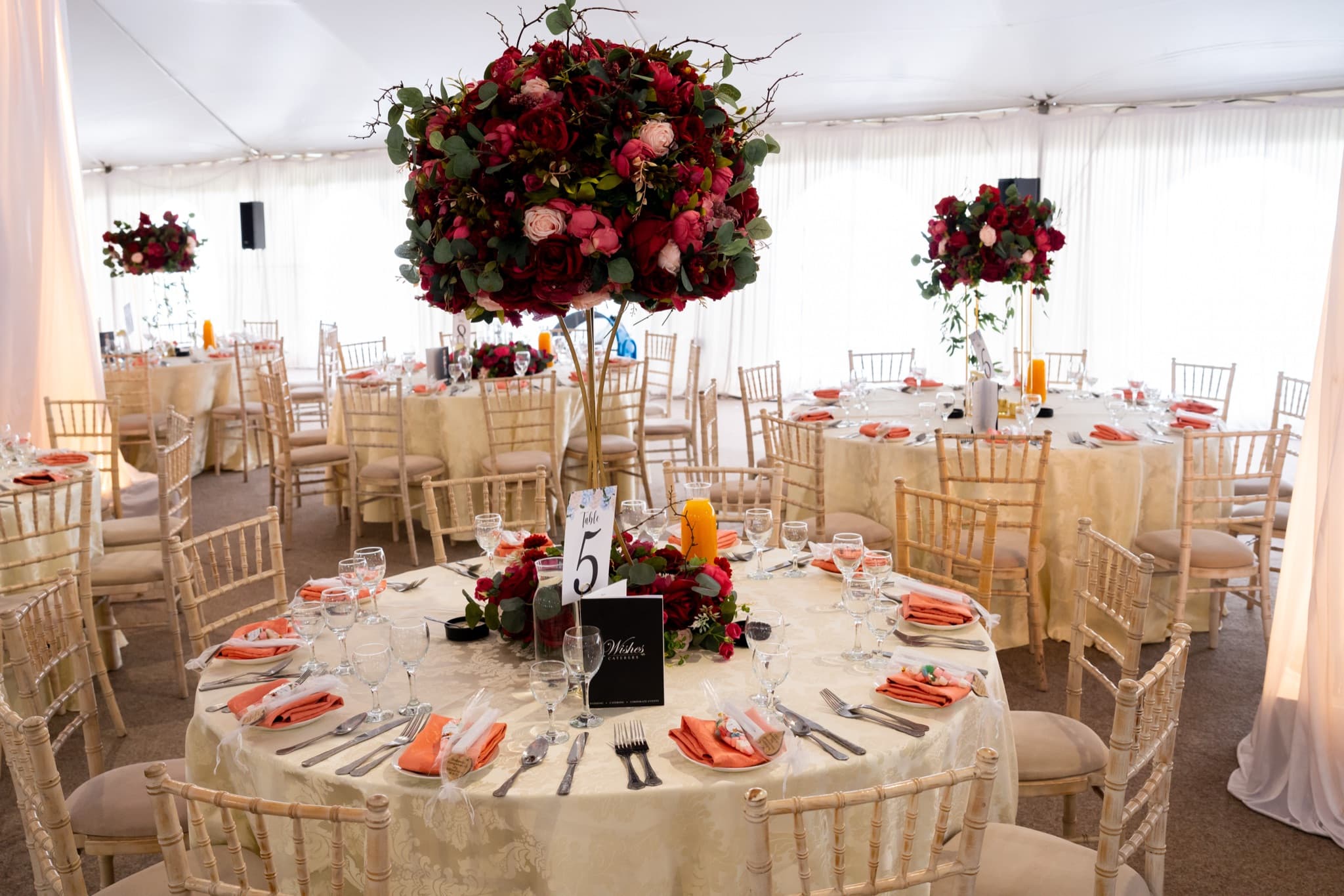 An Asian wedding celebration at The Chigwell Marquees