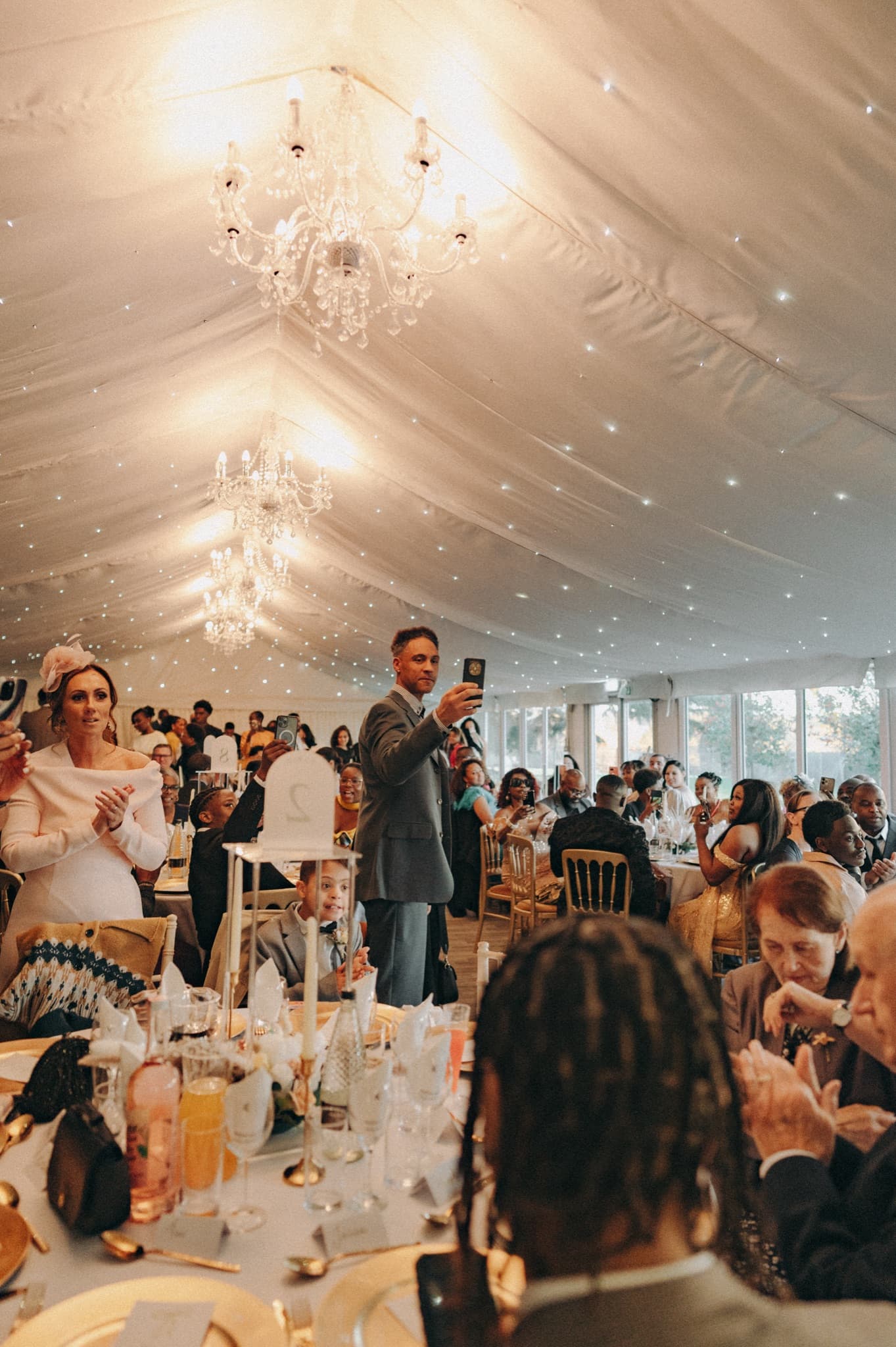 A wedding at The Chigwell Marquees