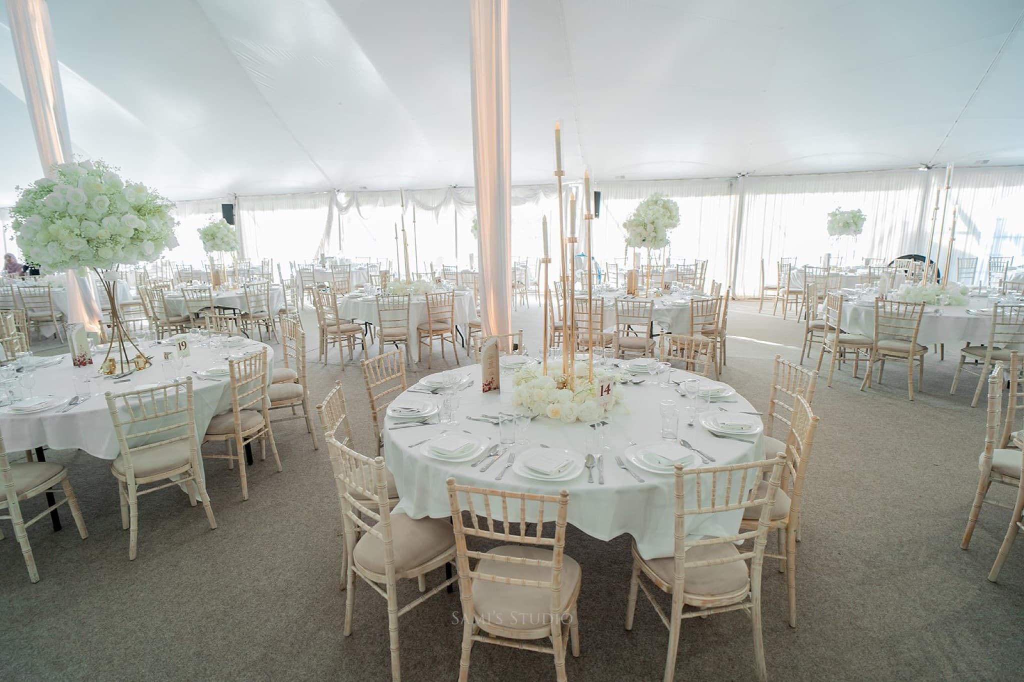 An Asian wedding celebration at The Chigwell Marquees
