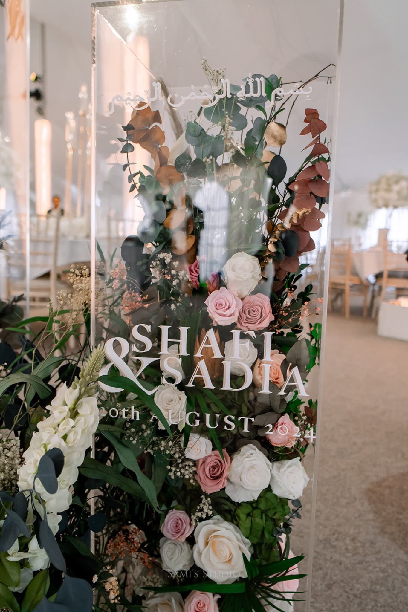 An Asian wedding celebration at The Chigwell Marquees