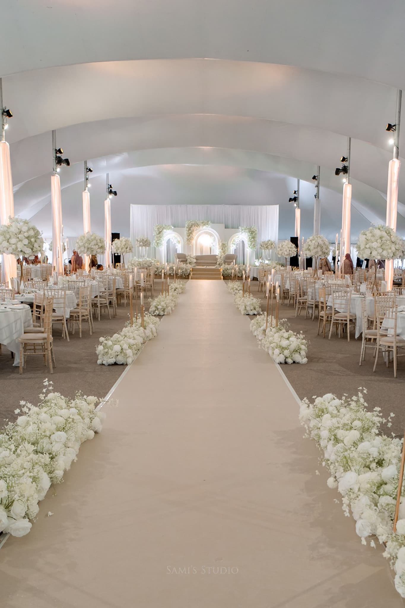 An Asian wedding celebration at The Chigwell Marquees