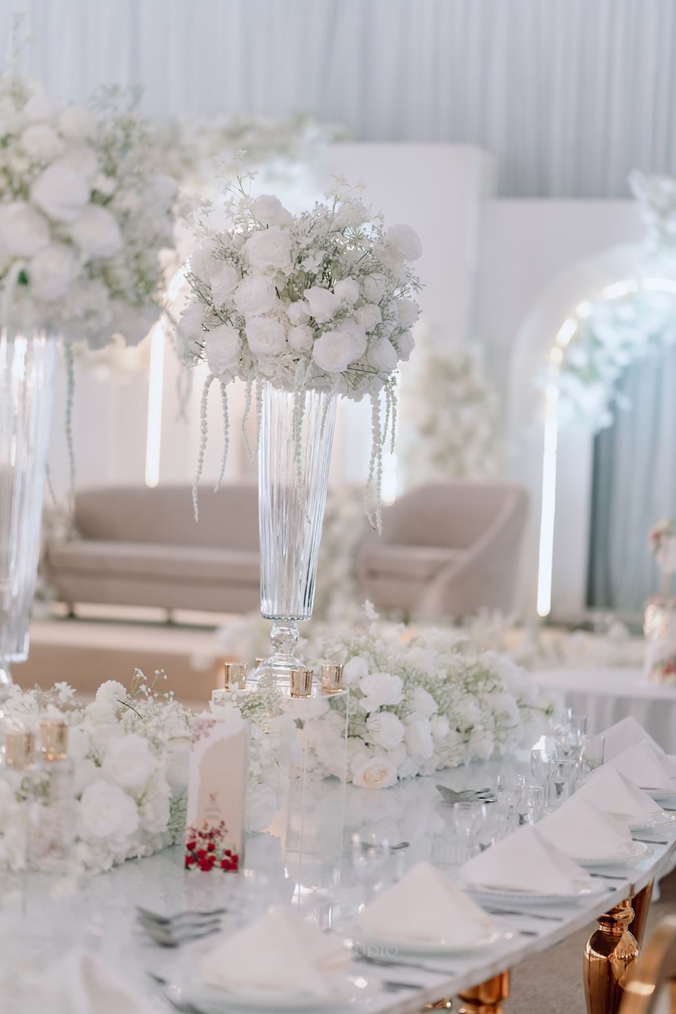 An Asian wedding celebration at The Chigwell Marquees
