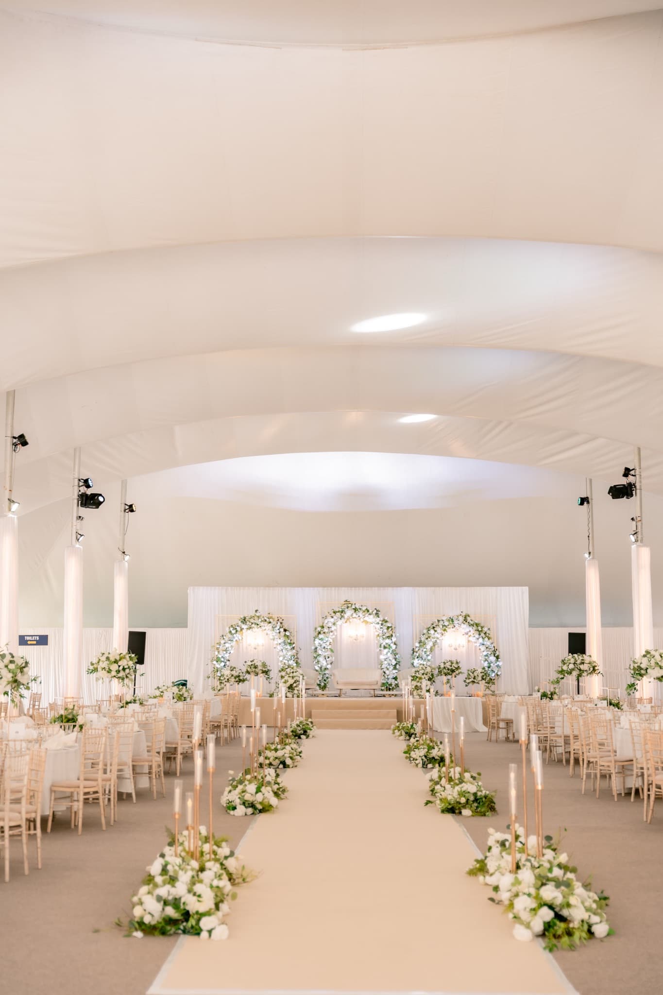 A wedding at The Chigwell Marquees