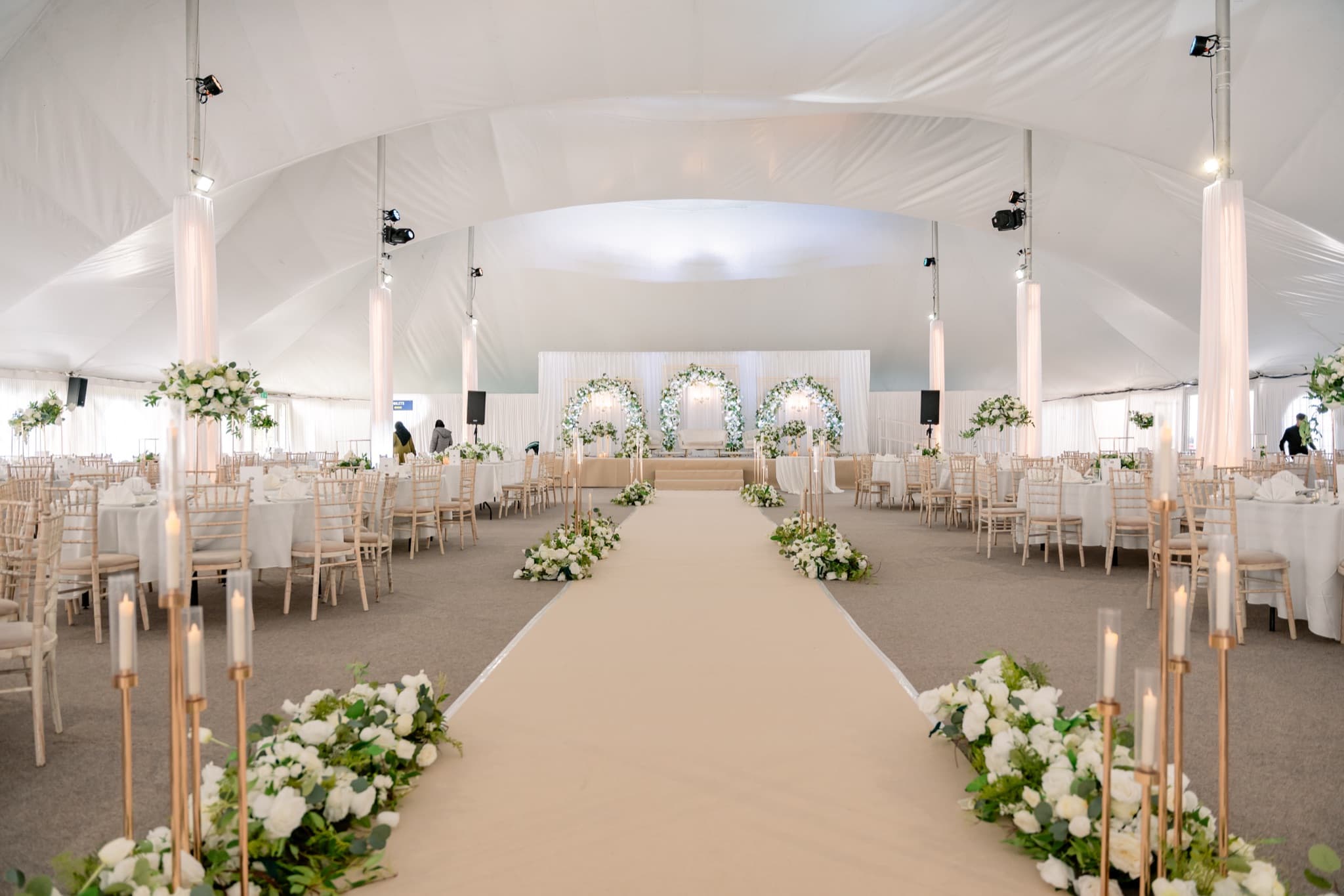 A wedding at The Chigwell Marquees