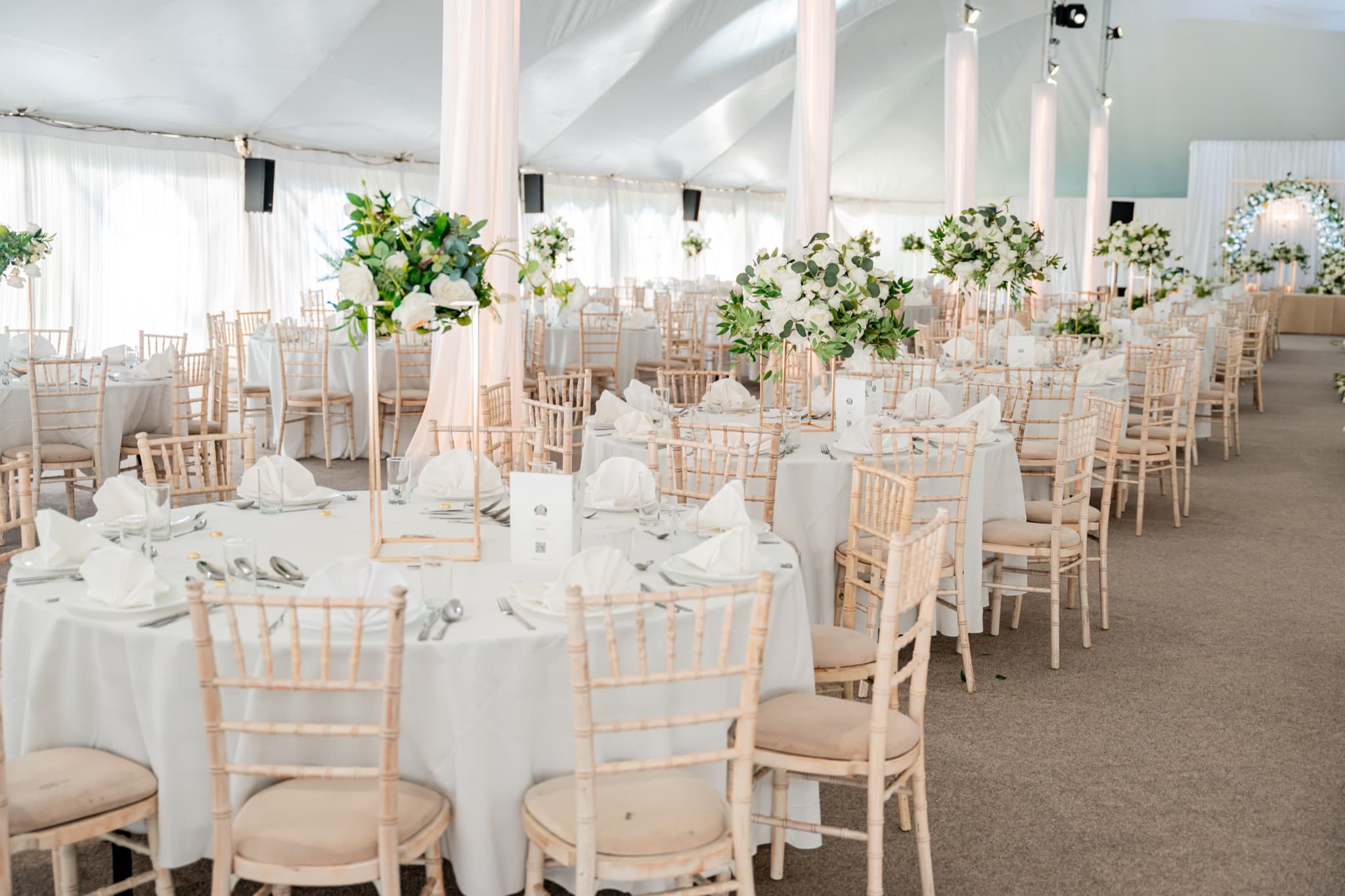 A wedding at The Chigwell Marquees