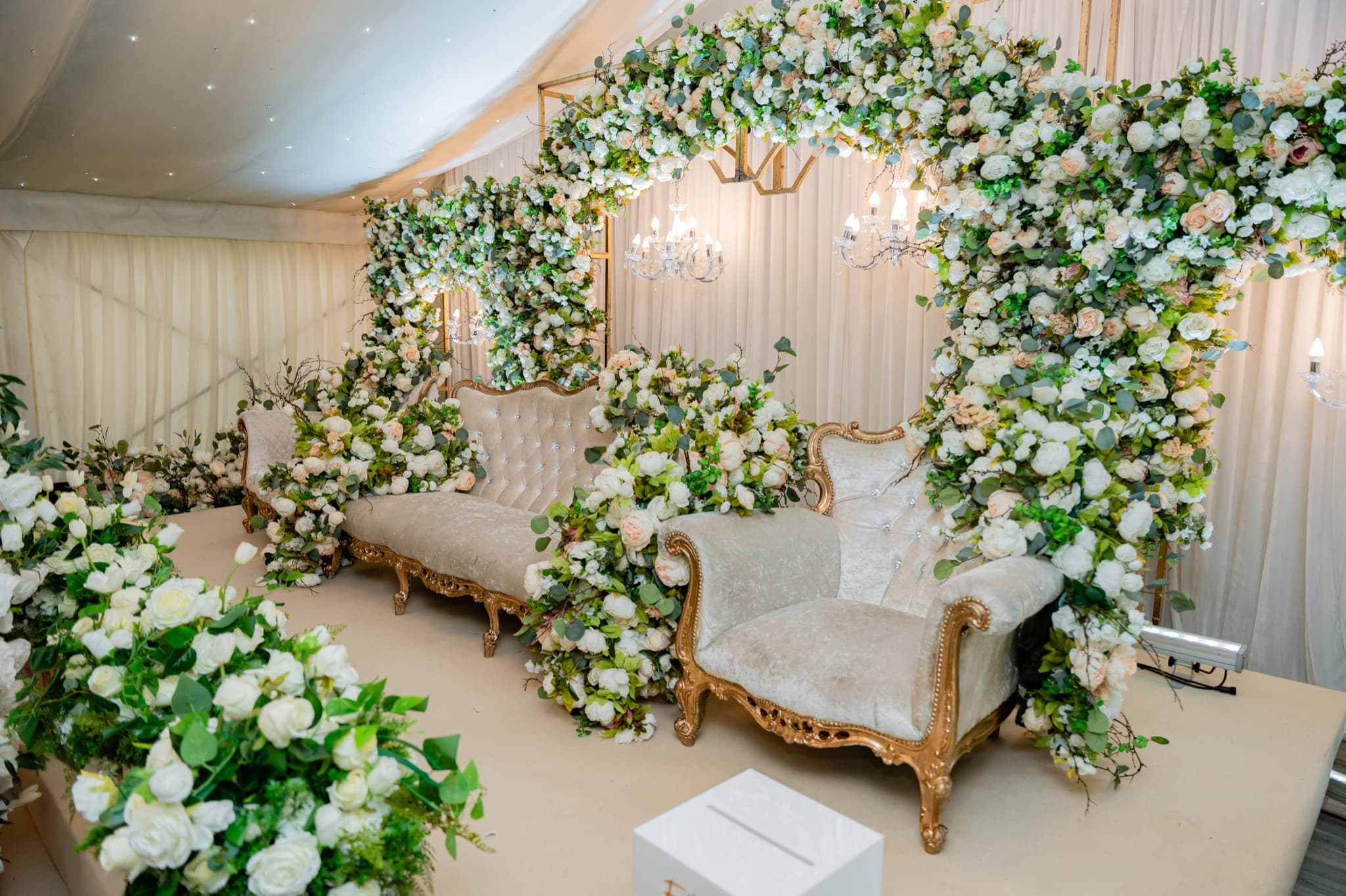 A wedding at The Chigwell Marquees