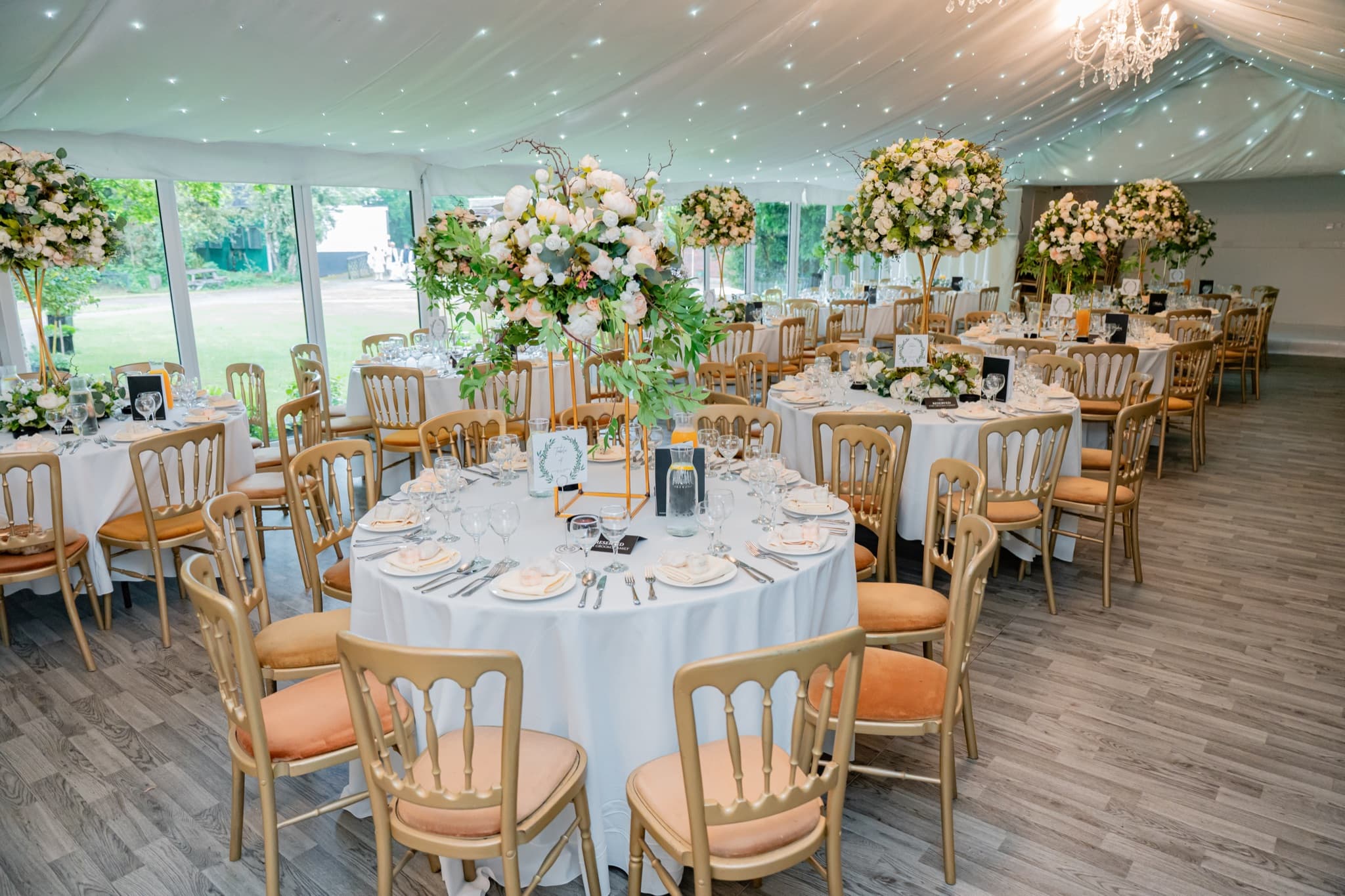 A wedding at The Chigwell Marquees