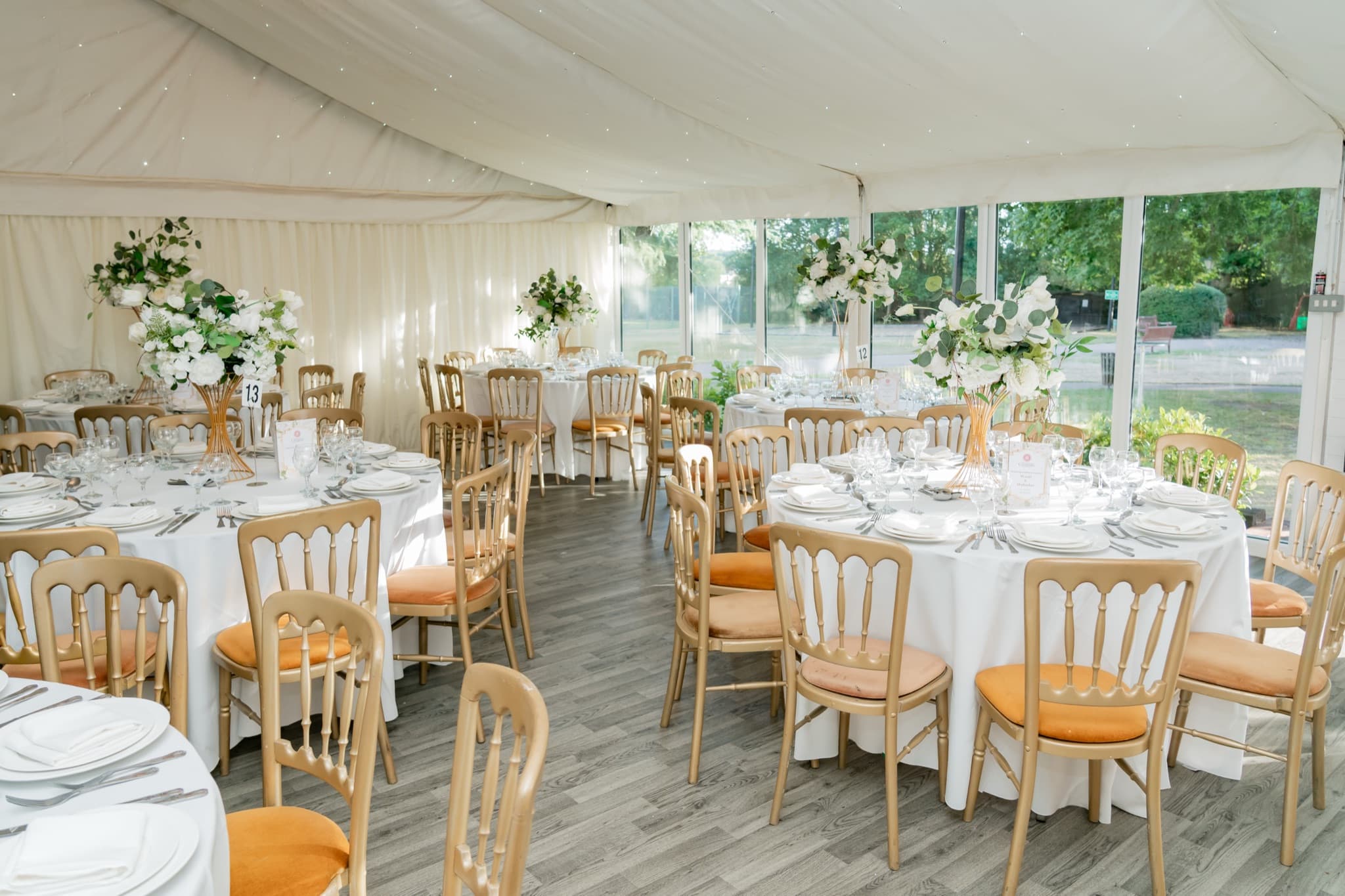 A wedding at The Chigwell Marquees