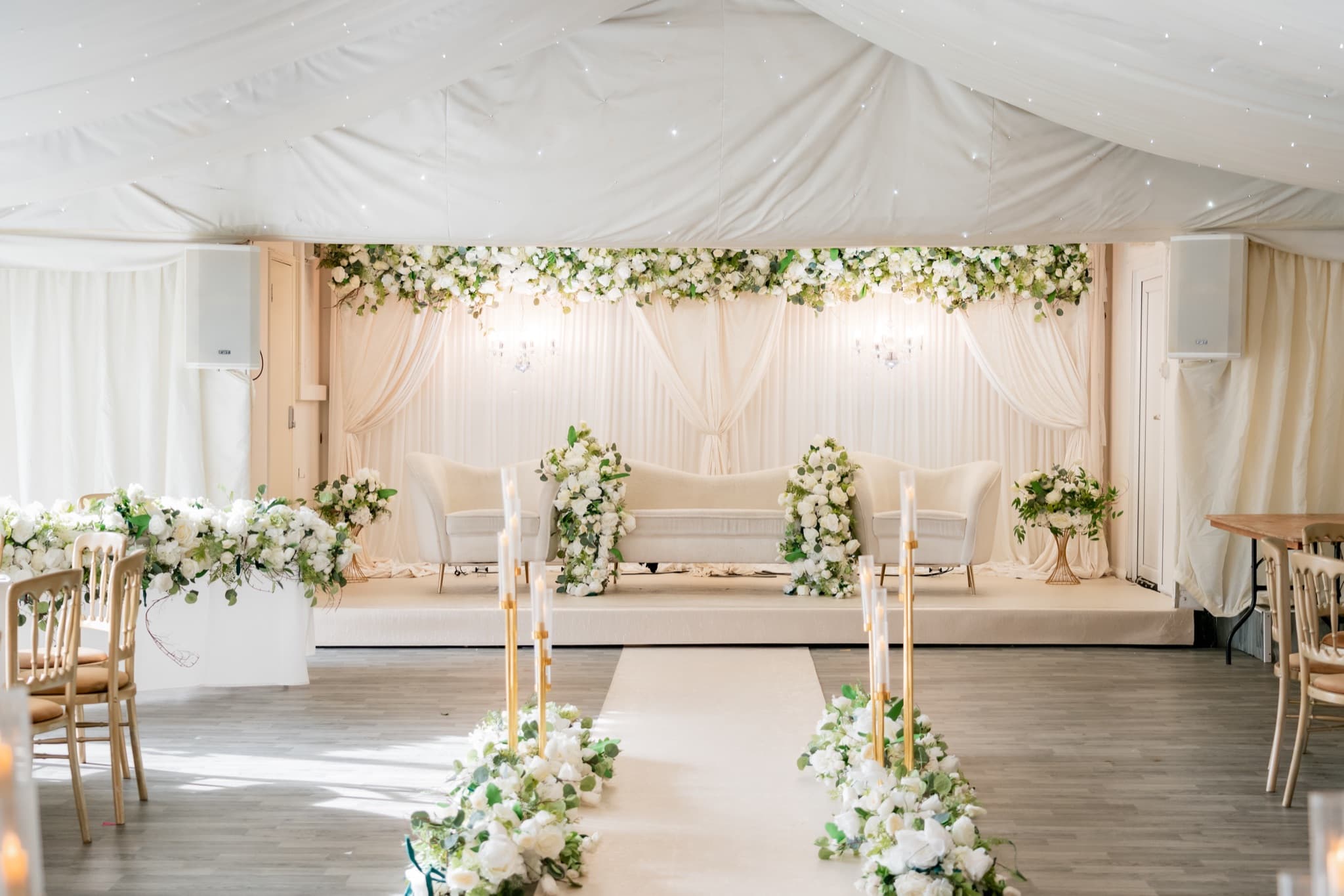 A wedding at The Chigwell Marquees