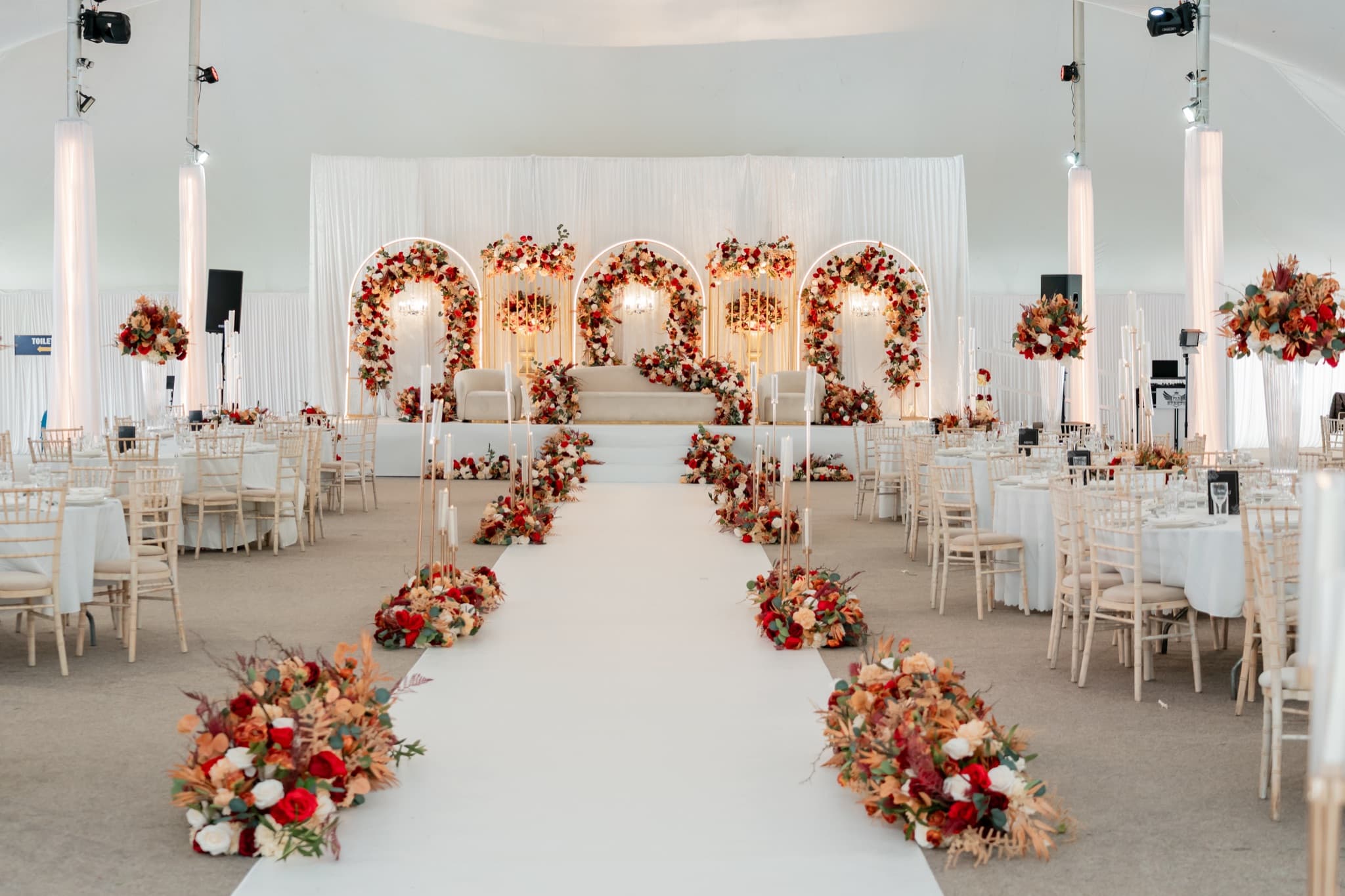 A wedding at The Chigwell Marquees