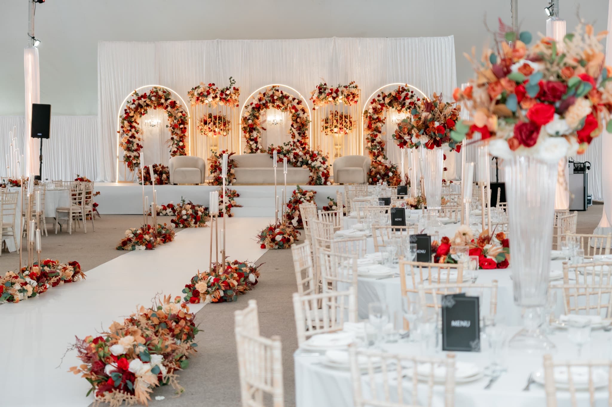 A wedding at The Chigwell Marquees