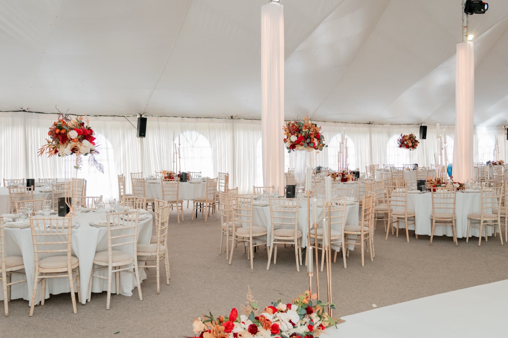 A wedding at The Chigwell Marquees