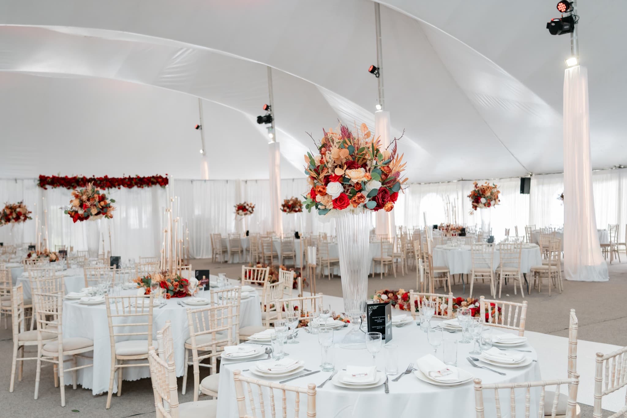 A wedding at The Chigwell Marquees