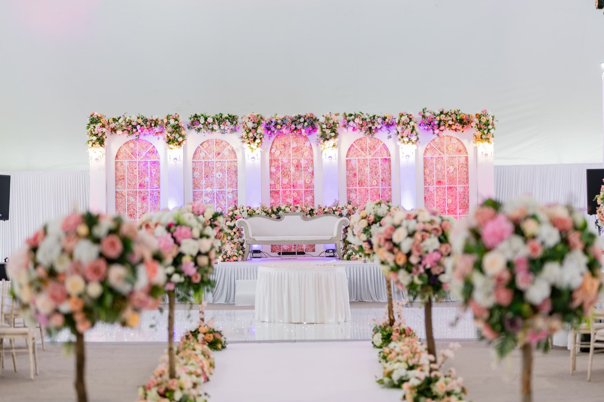 A wedding at The Chigwell Marquees