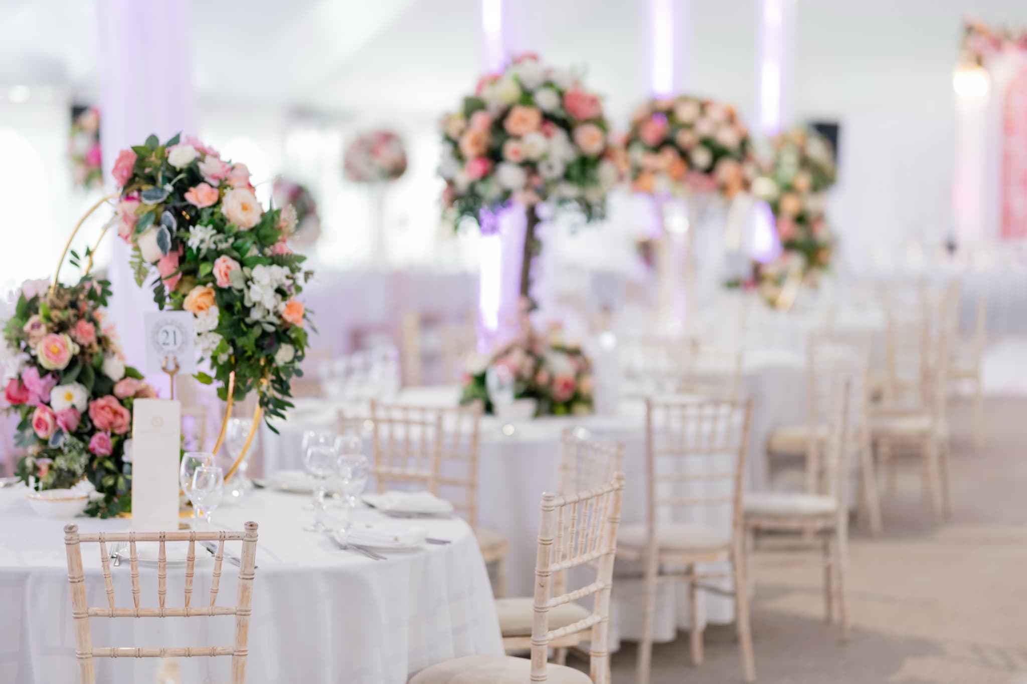 A wedding at The Chigwell Marquees