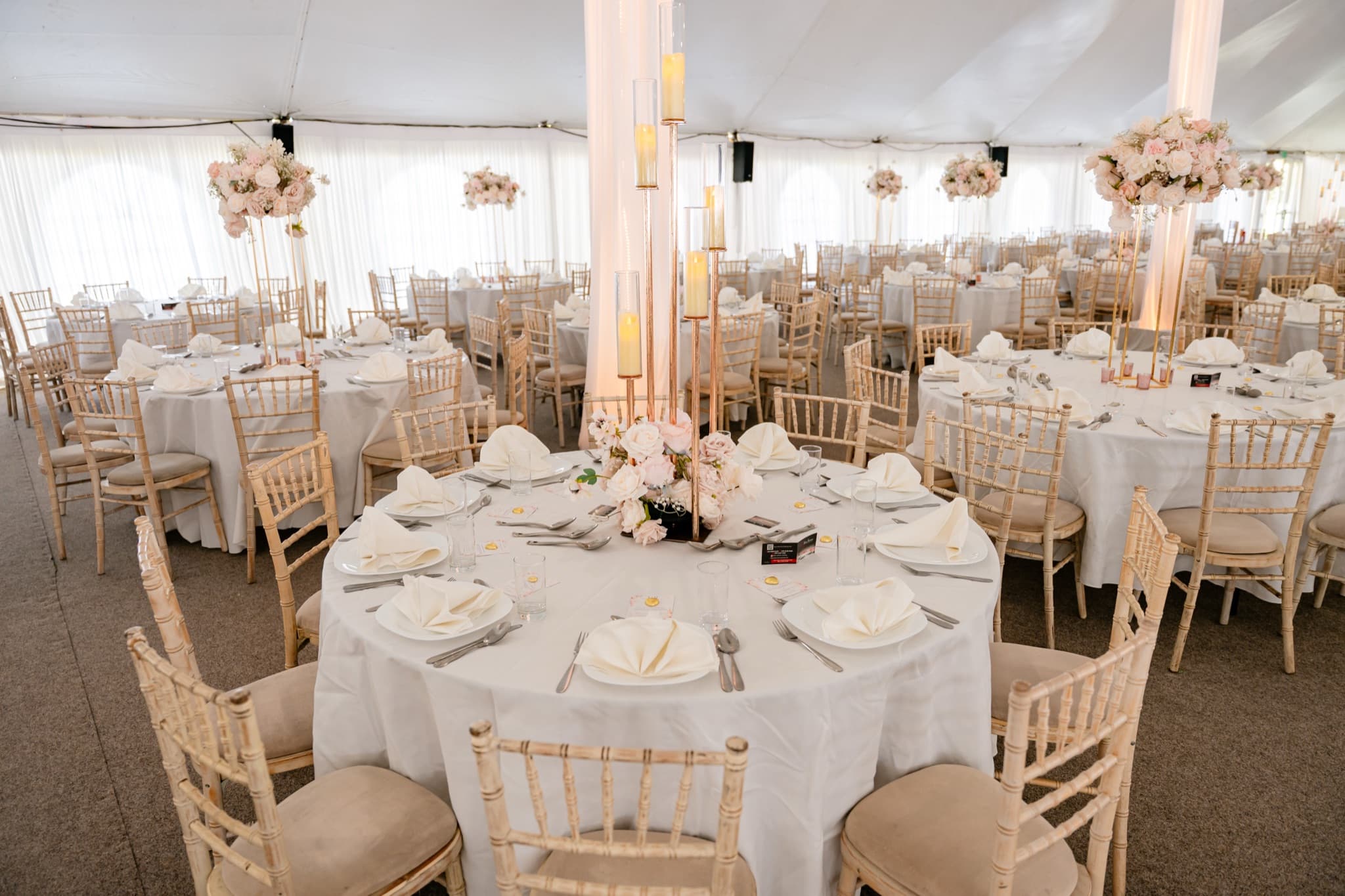 A wedding at The Chigwell Marquees