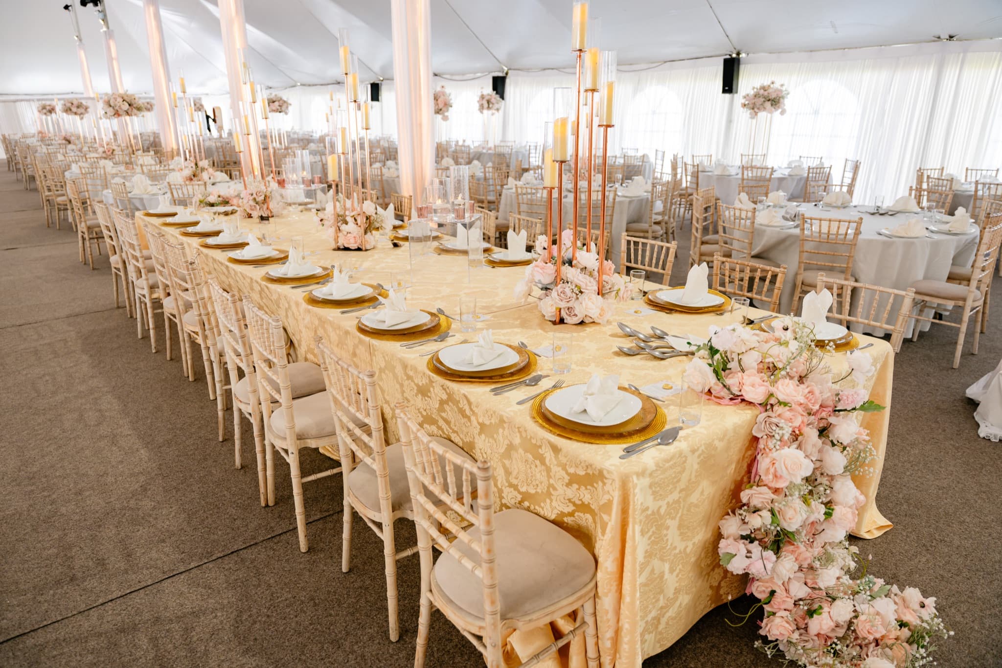 A wedding at The Chigwell Marquees