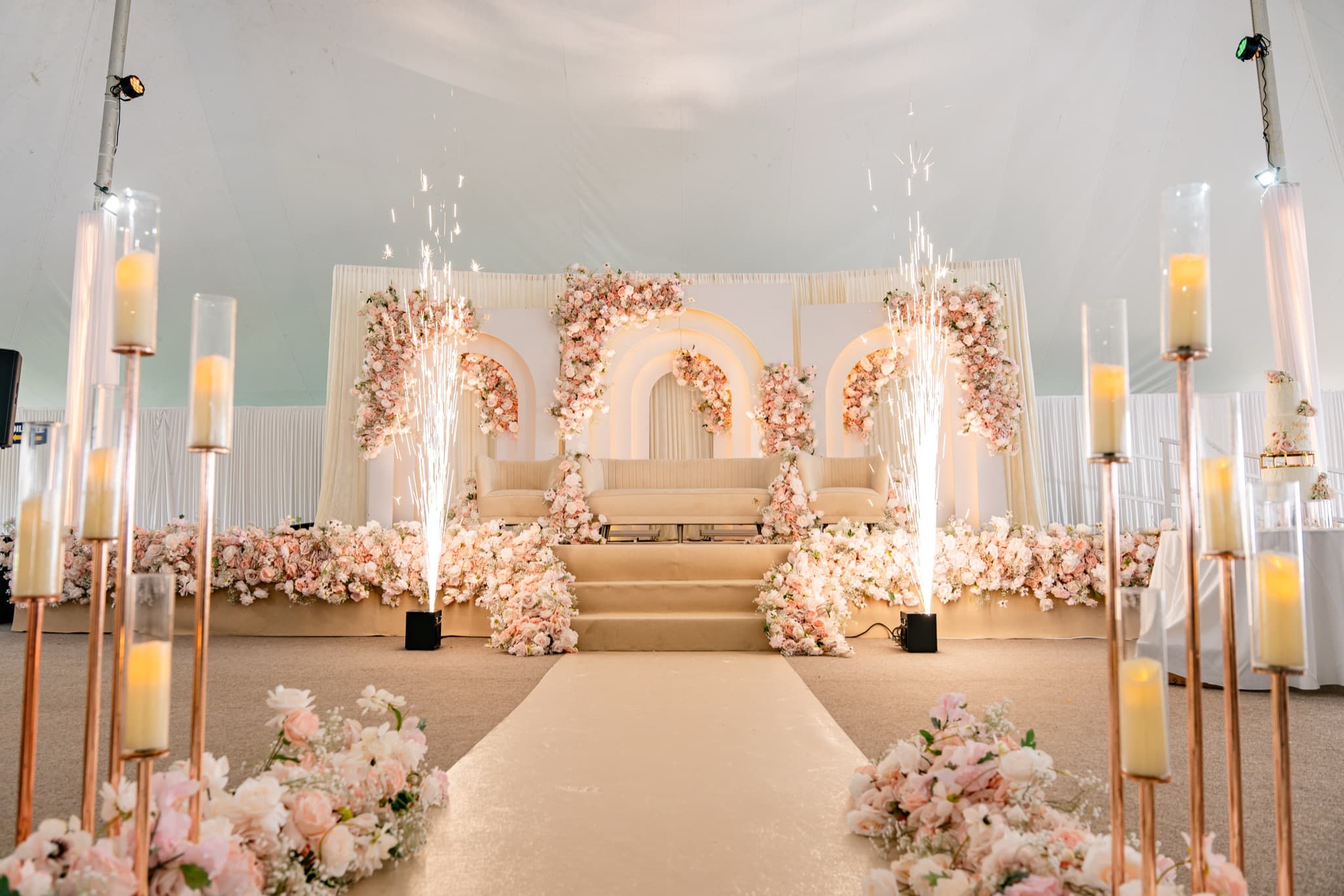 A wedding at The Chigwell Marquees