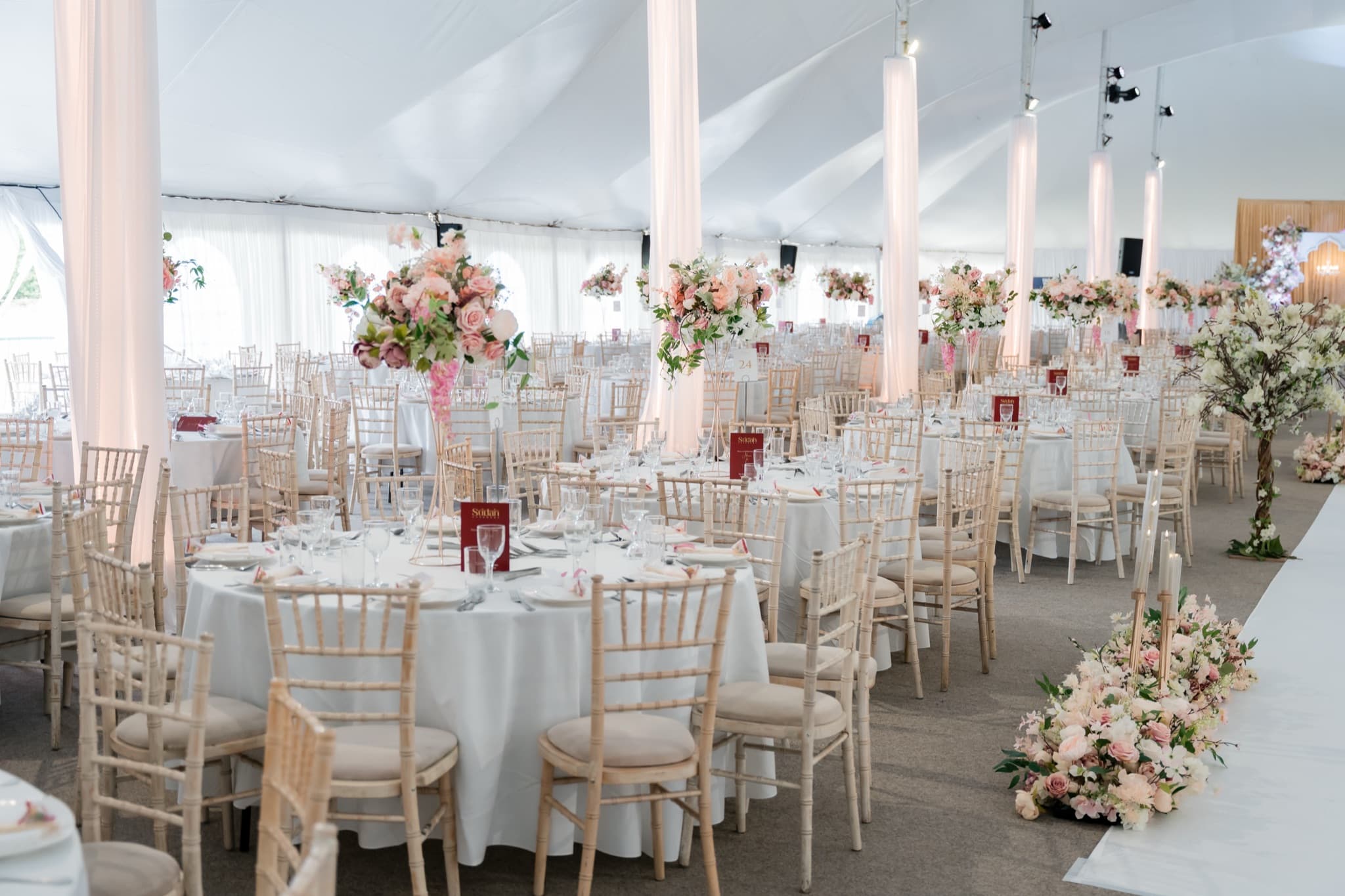 A wedding at The Chigwell Marquees