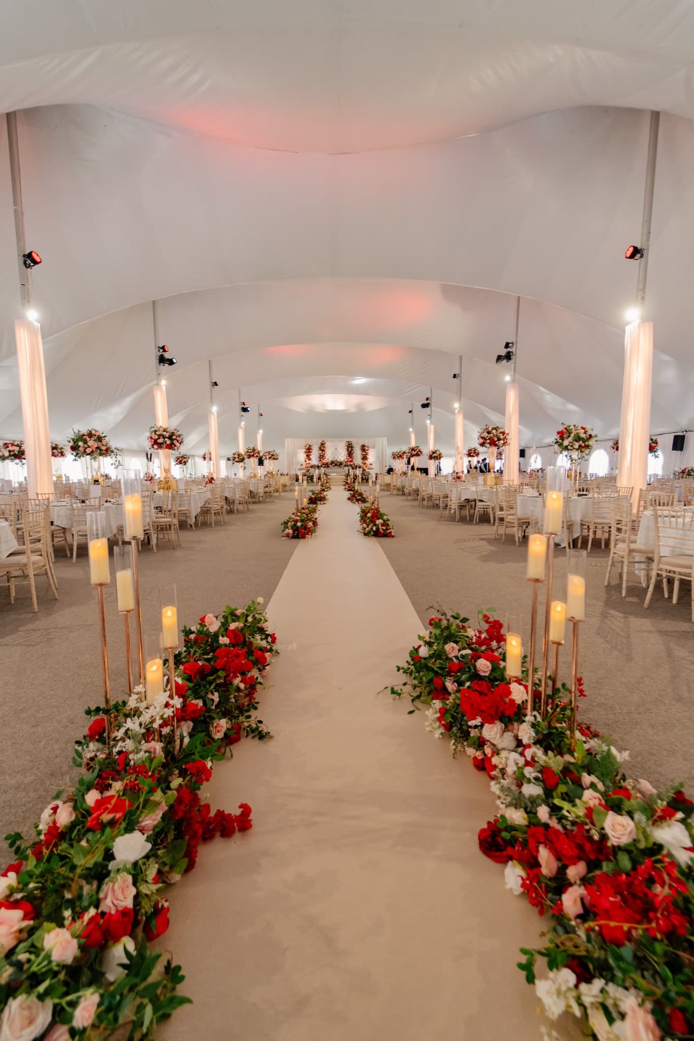A wedding at The Chigwell Marquees