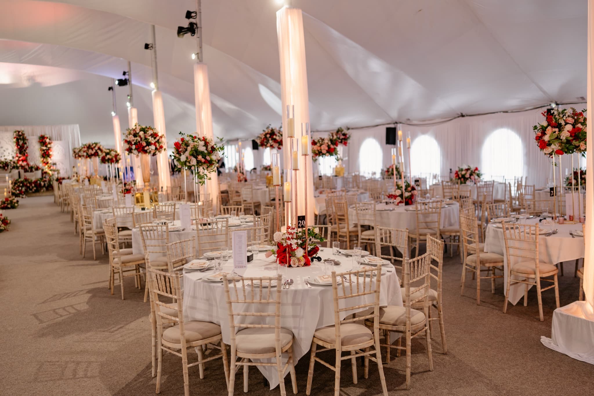 A wedding at The Chigwell Marquees