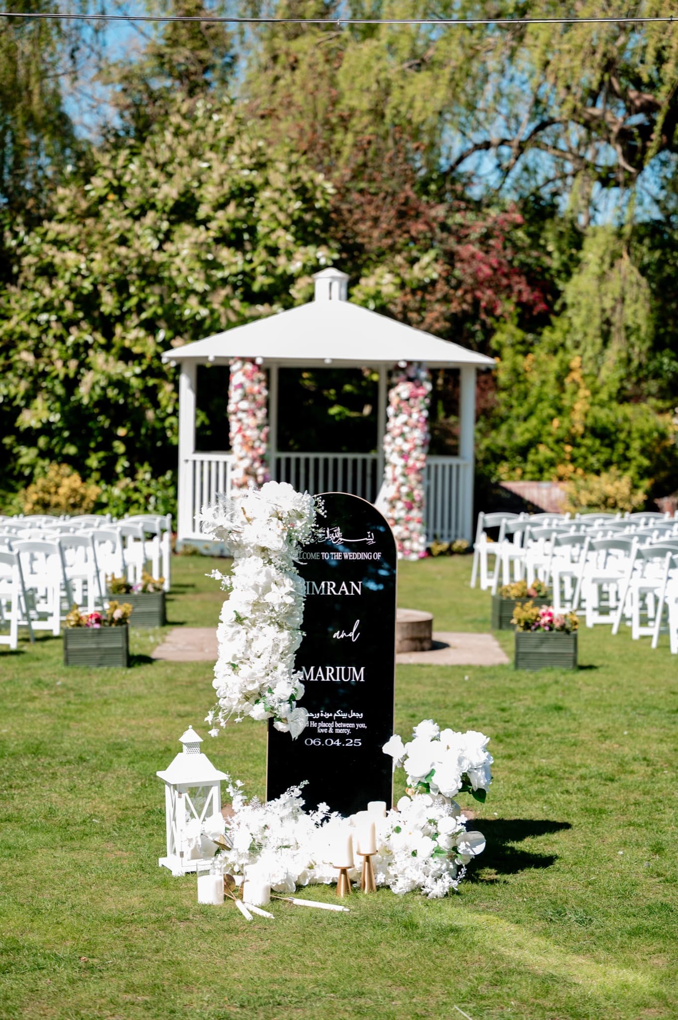 A wedding at The Chigwell Marquees