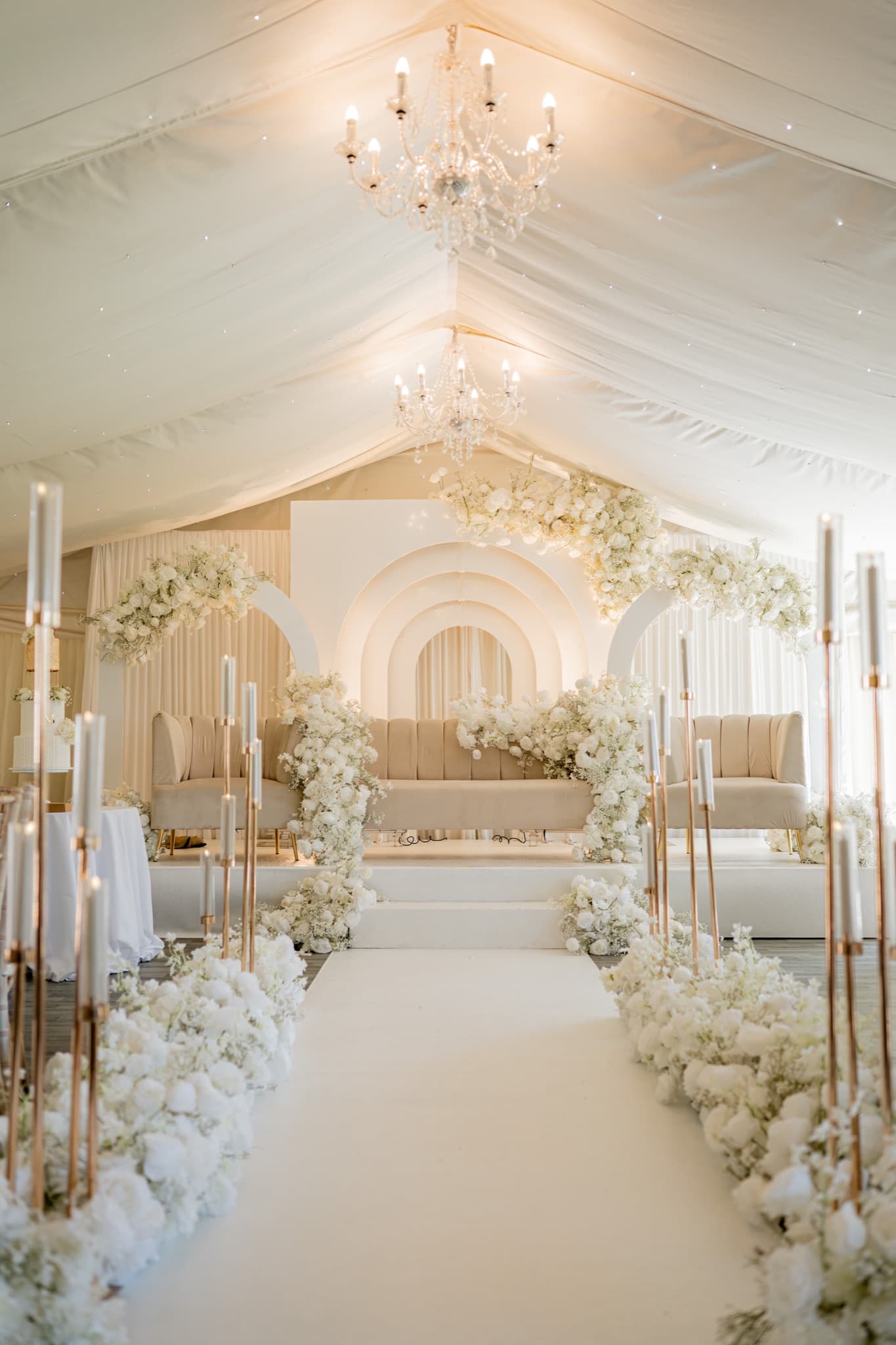 A wedding at The Chigwell Marquees