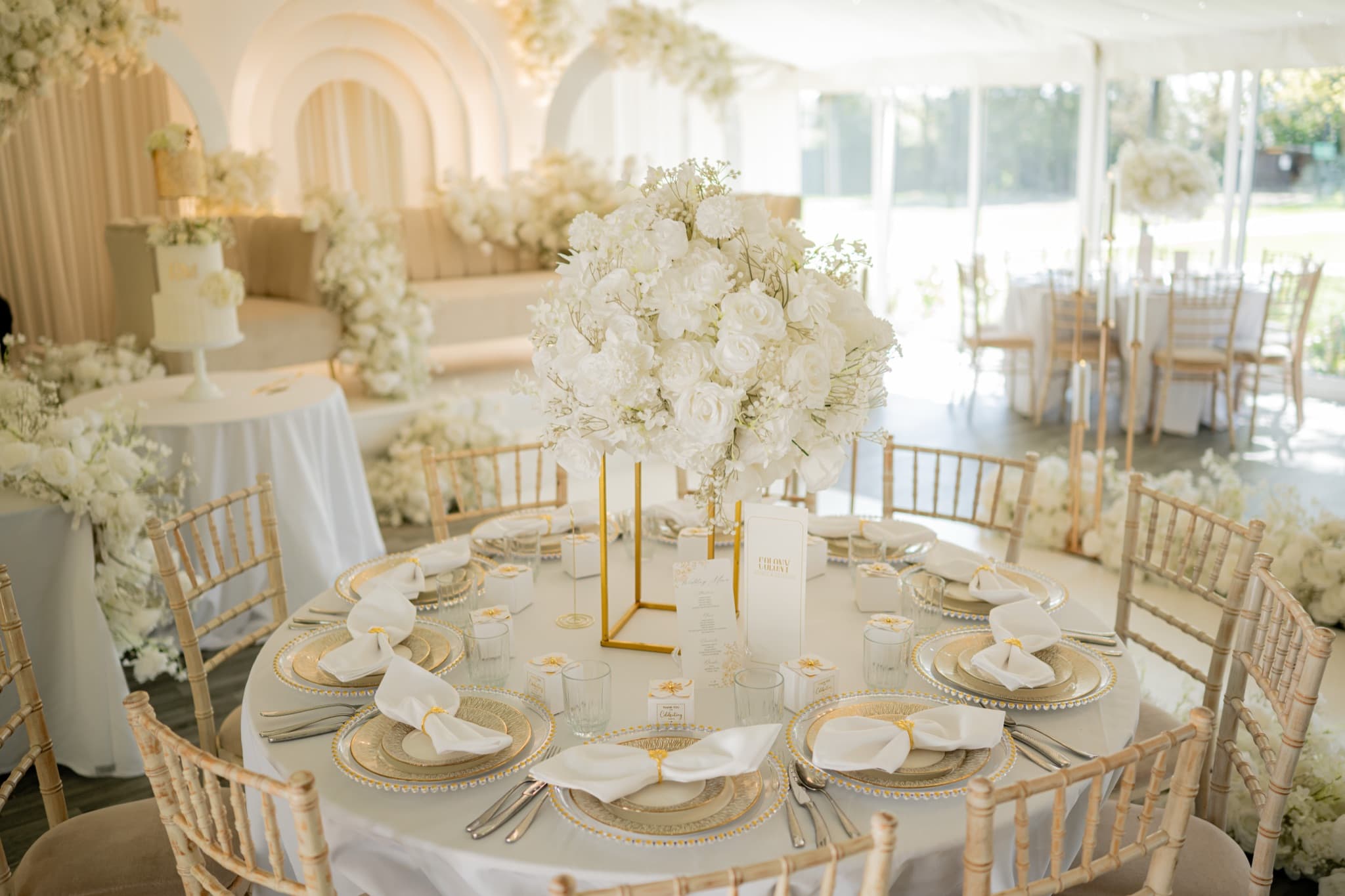 A wedding at The Chigwell Marquees