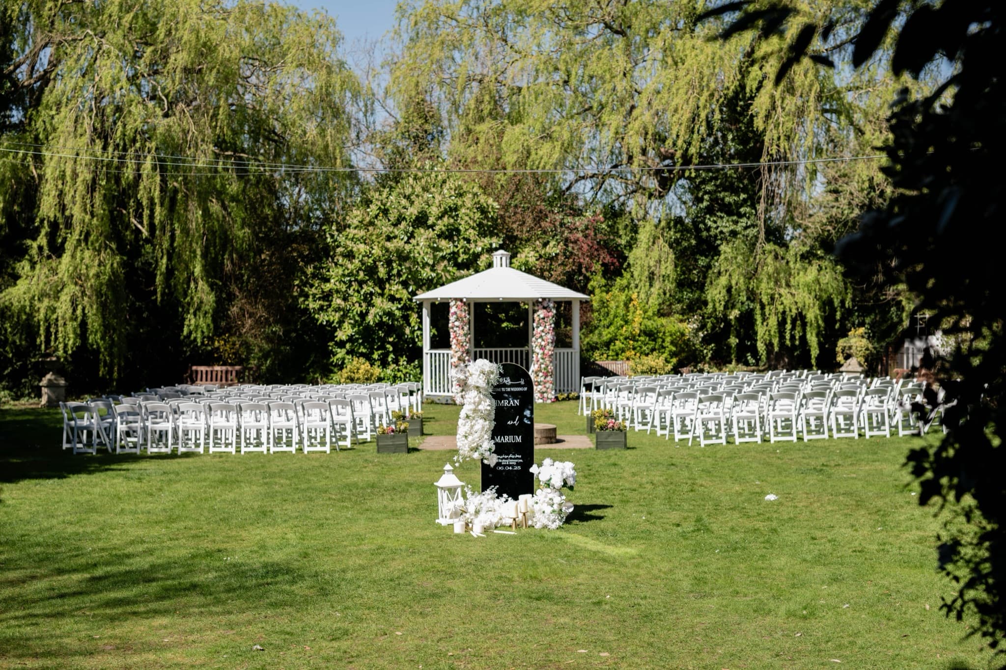 A wedding at The Chigwell Marquees