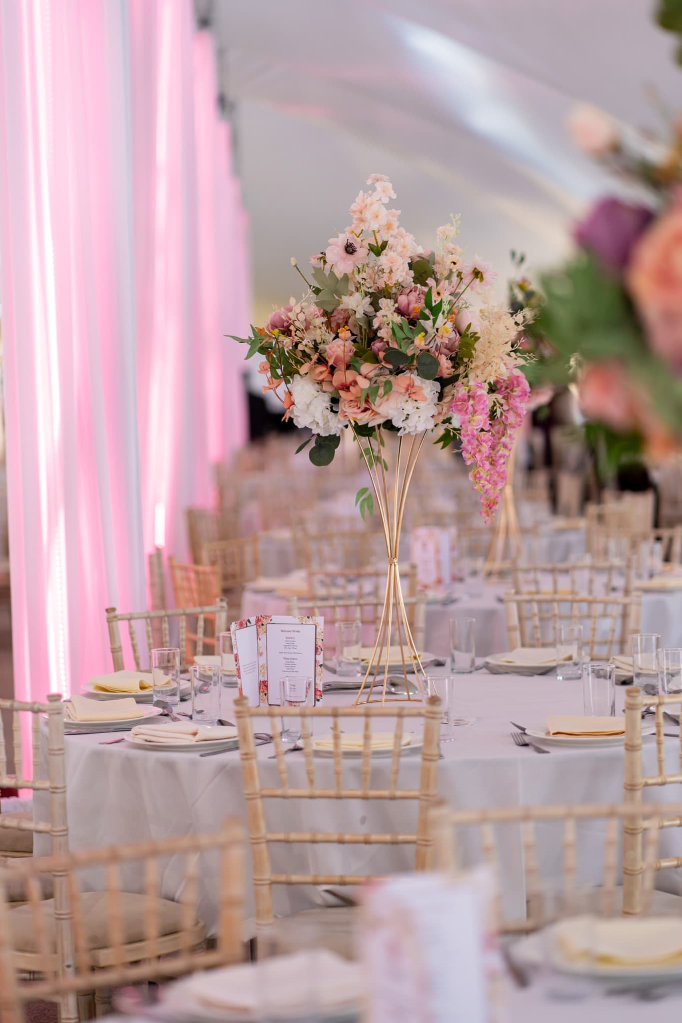 An Asian wedding celebration at The Chigwell Marquees