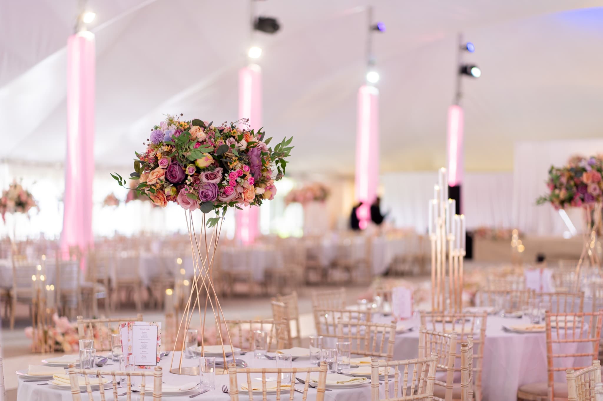 An Asian wedding celebration at The Chigwell Marquees