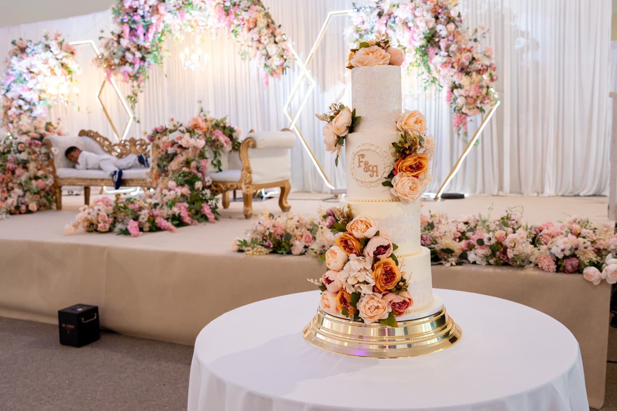 An Asian wedding celebration at The Chigwell Marquees