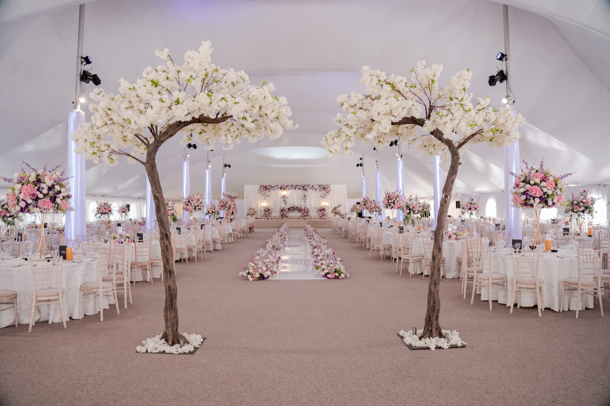 An Asian wedding celebration at The Chigwell Marquees
