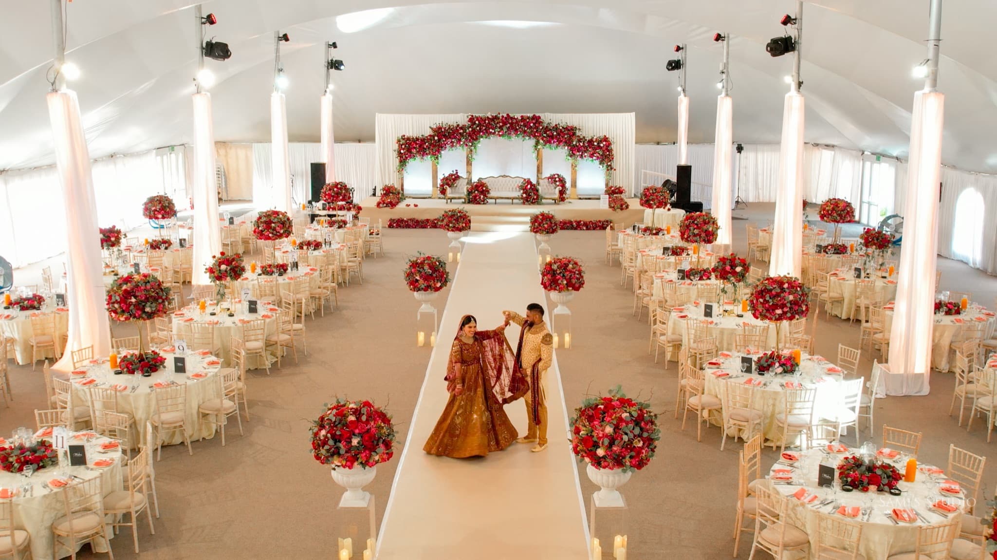 A wedding at The Chigwell Marquees