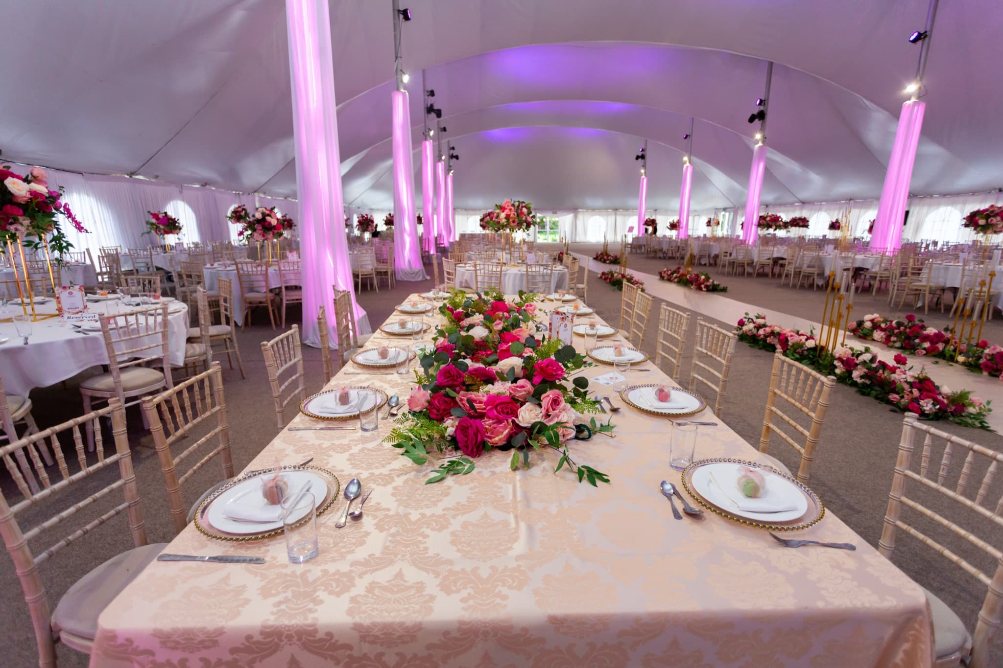 An Asian wedding celebration at The Chigwell Marquees