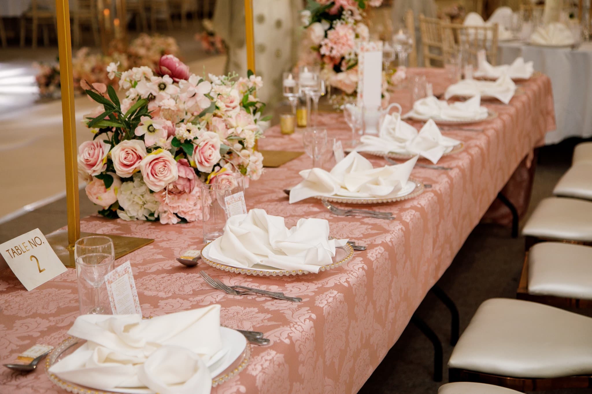 An Asian wedding celebration at The Chigwell Marquees