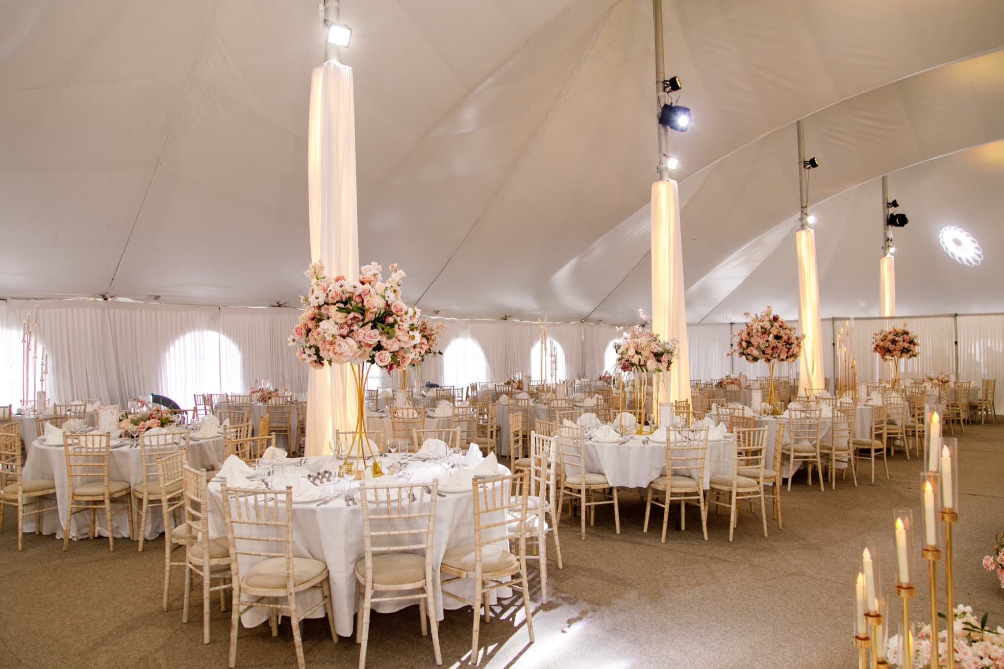 An Asian wedding celebration at The Chigwell Marquees