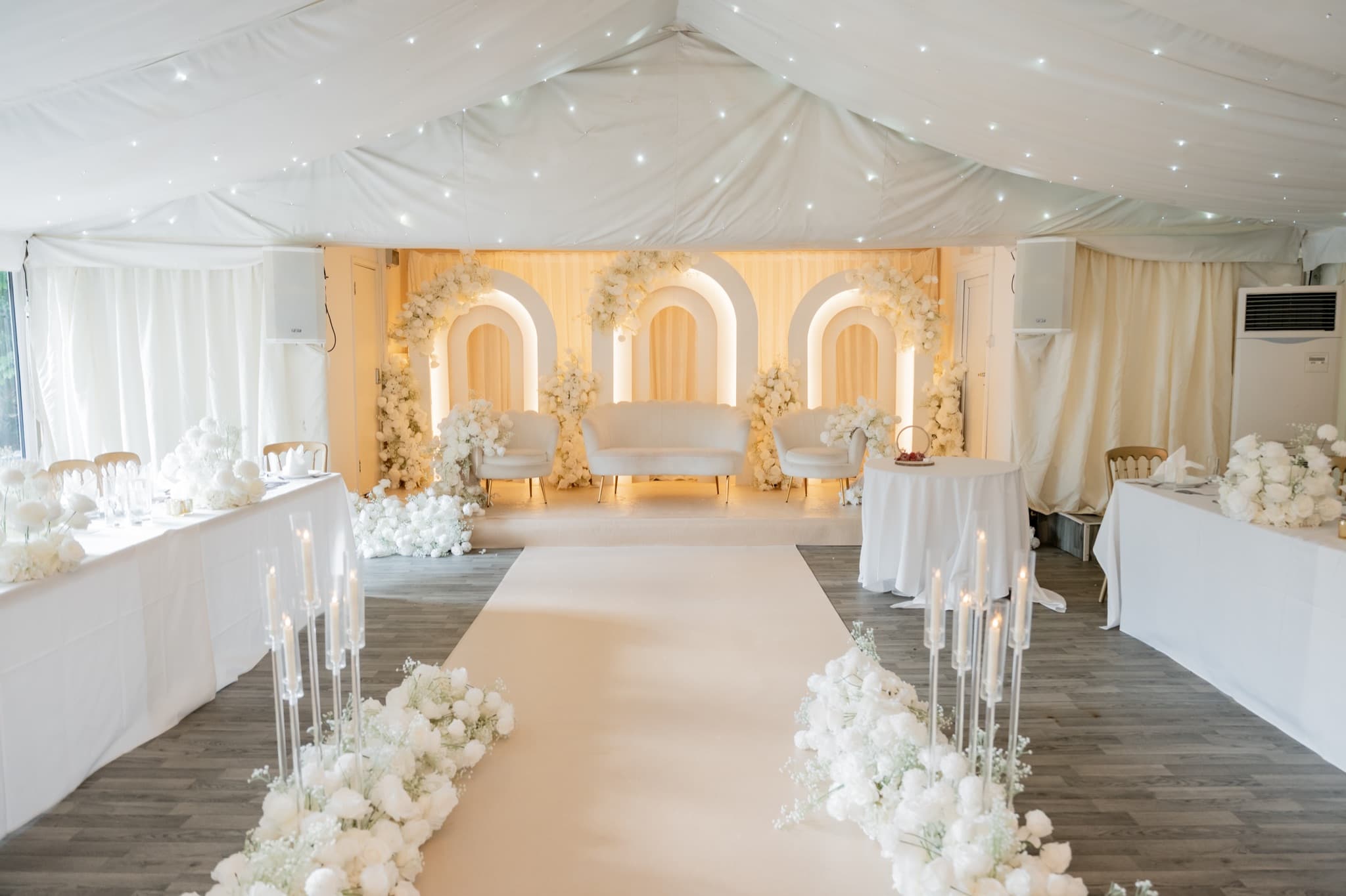 A wedding at The Chigwell Marquees