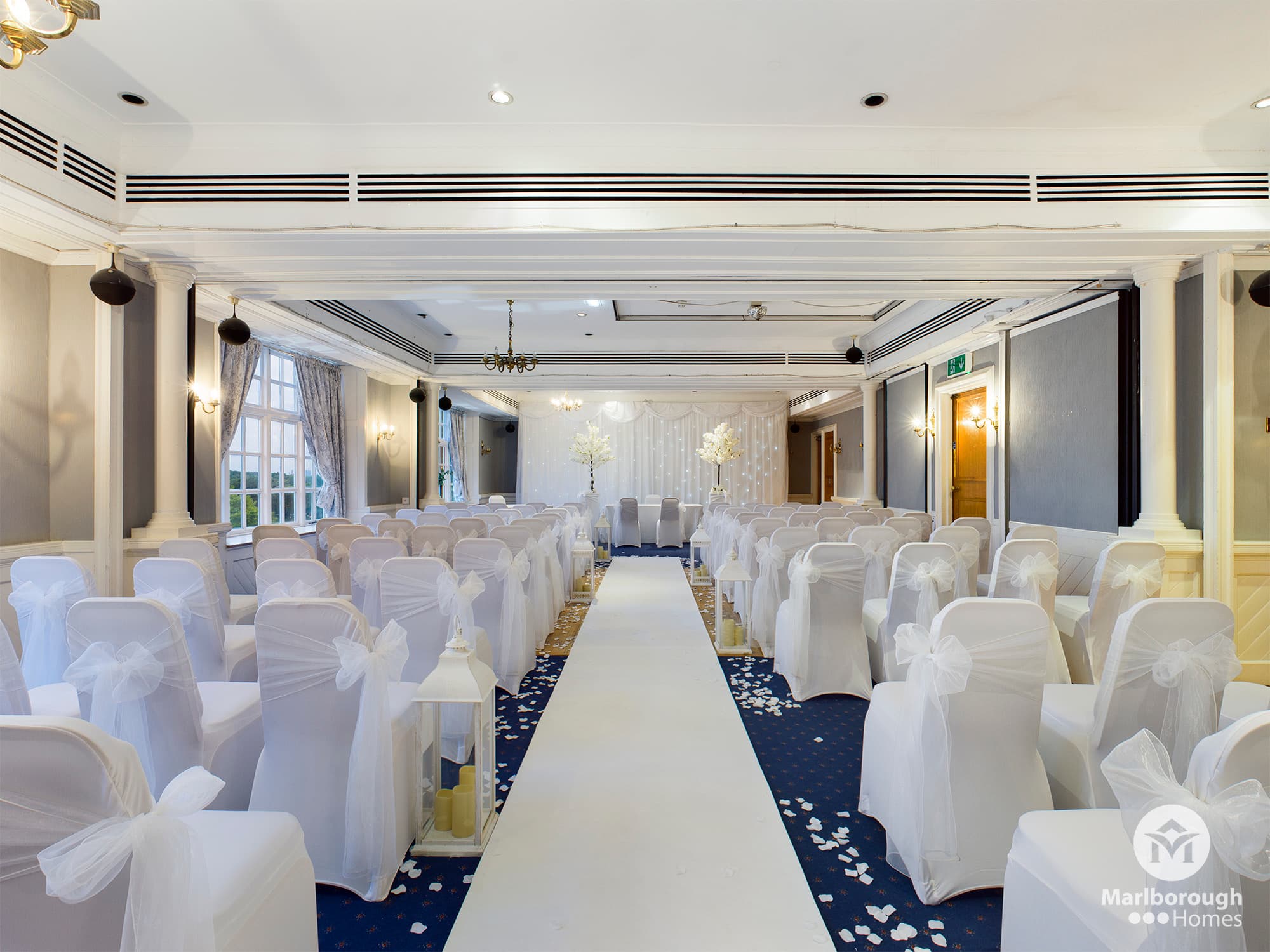 Chigwell Hall and its suites on the estate